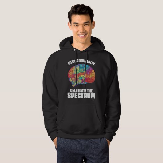 Attention Deficit Disorder Hyperactivity Neurodive Hoodie (Voorkant volledig)
