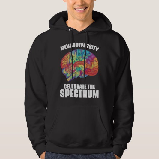 Attention Deficit Disorder Hyperactivity Neurodive Hoodie (Voorkant)