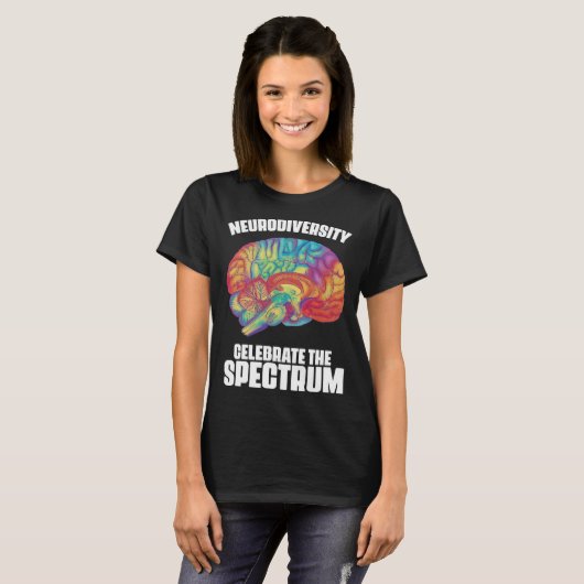 Attention Deficit Disorder Hyperactivity Neurodive T-shirt (Voorkant volledig)