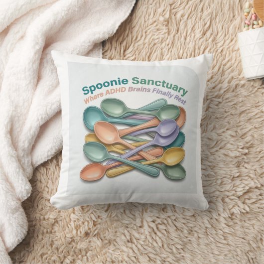 Attention Deficit Home Decor | Spoonie Sanctuary Kussen (Deken)