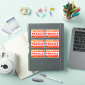 Attention Fragile Shipping Stickers (Vinyl Labels) (iPad Cover)