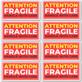 Attention Fragile Stickers (Handle with Care)