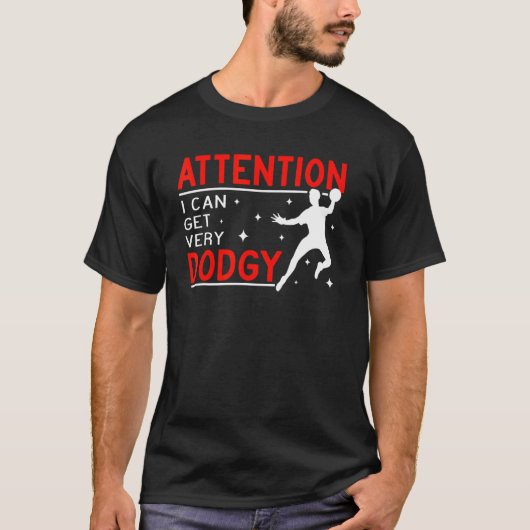 Attention I can get very Ball Sport men Gaga Ball  T-shirt (Voorkant)