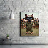 Attention Recruits: blaffen in vorm Poster