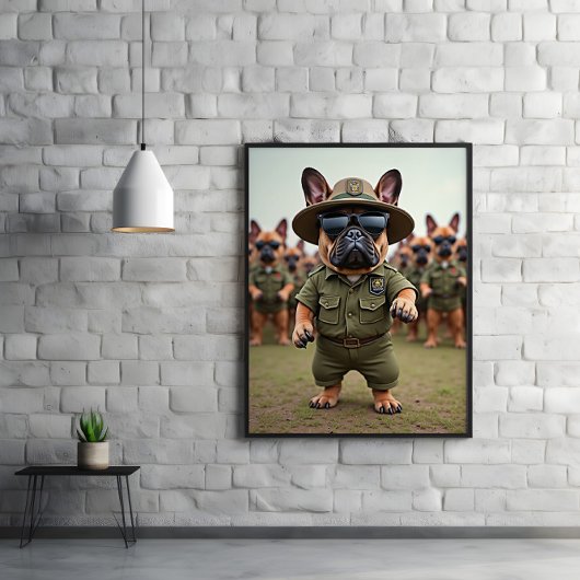 Attention Recruits: blaffen in vorm Poster