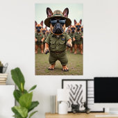 Attention Recruits: blaffen in vorm Poster (Thuiskantoor)