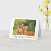 Attentive Birthday-kaart Kaart (Gele Bloem)