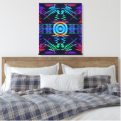 Attentive Eye to all Trends Canvas Afdruk (Insitu (Slaapkamer))