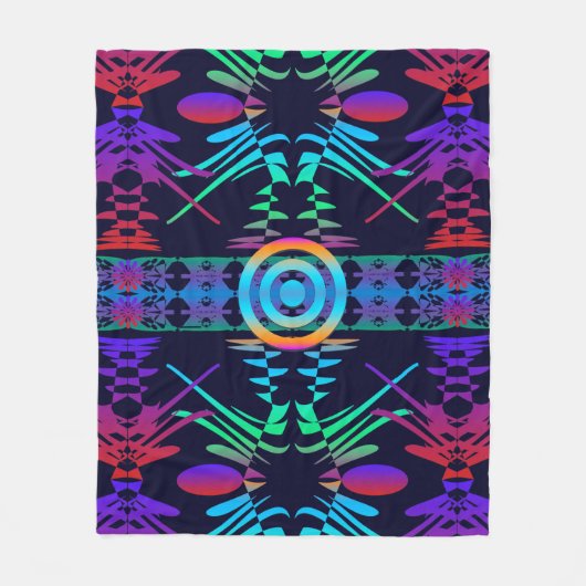 Attentive Eye to all Trends Fleece Deken (Voorkant)