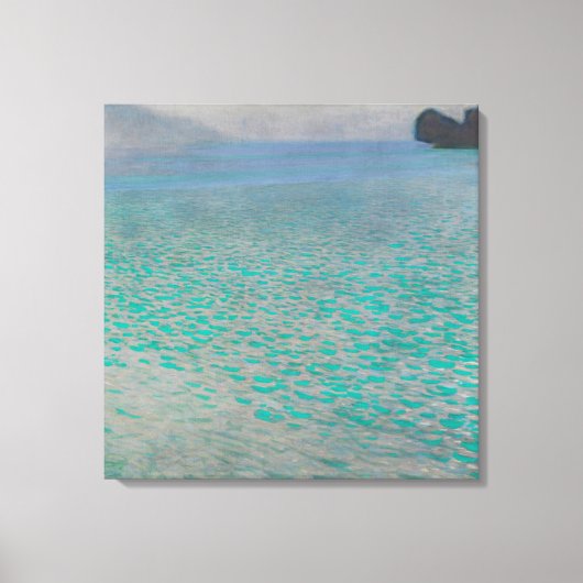 Attersee - Gustav Klimt Canvas Afdruk (Voorkant)