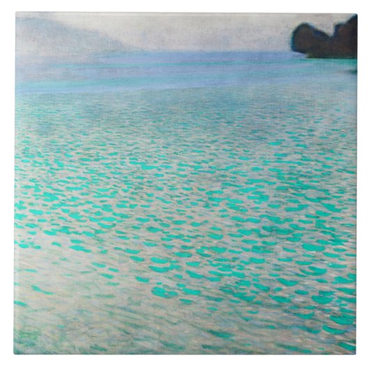 Attersee, Gustav Klimt Tegeltje (Voorkant)