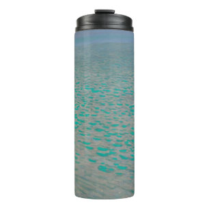 Attersee, kustlandschapschilderkunst, Gustav Klimt Thermosbeker