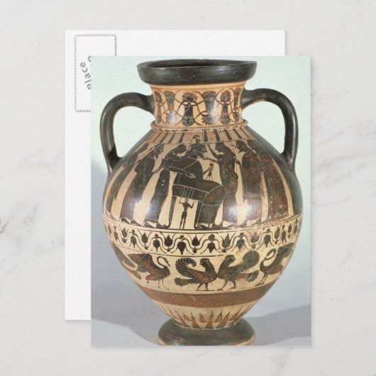 Attic Corinthian amphora Briefkaart (Voorkant / Achterkant)