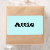 Attic Moving Labels in Light Sky Blue (Insitu)