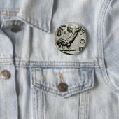 Attica Tetradrachm Owlthena Ronde Button 5,7 Cm (In situ)