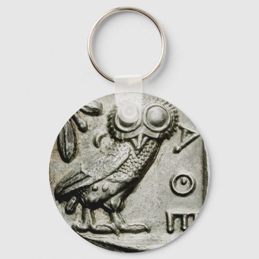 Attica Tetradrachm Owlthena Sleutelhanger (Voorkant)