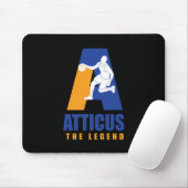 Atticus Custom Player Basketbal Jouw naam van het Muismat (Met muis)