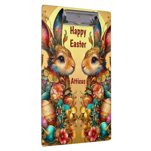 ATTICUS ~ GELUKKIG PASEN ~ PAASKONIJNEN ~ KLEMBORD (Rechts)