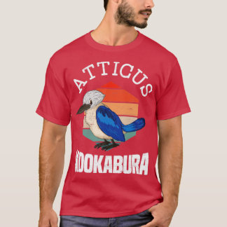 Atticus Kookaburra Birding Bird Lover Kingfisher T-shirt