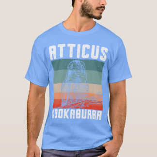 Atticus Kookaburra Vogelliefhebber Kingfisher v T-shirt