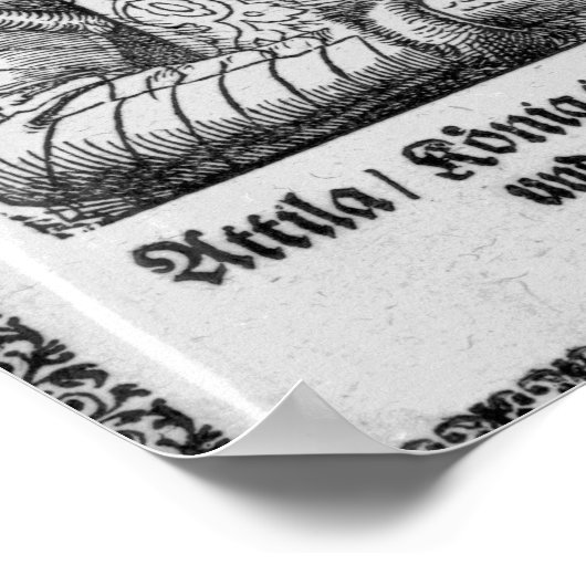 Attila de Hun Poster (Hoek)