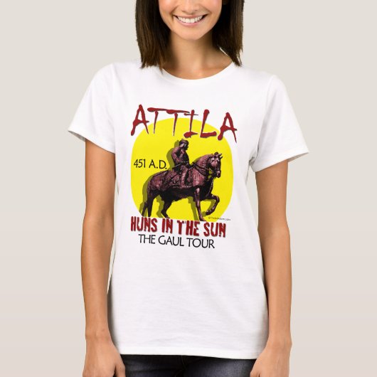 Attila 'Huns in the Sun'-rondleiding (Dames Light  T-shirt (Voorkant)