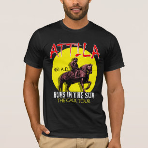 Attila "Huns in the Sun"-rondleiding (Donker voor  T-shirt