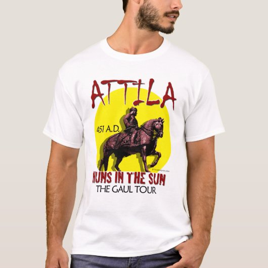 Attila "Huns in the Sun"-rondleiding (Mannen Light T-shirt (Voorkant)