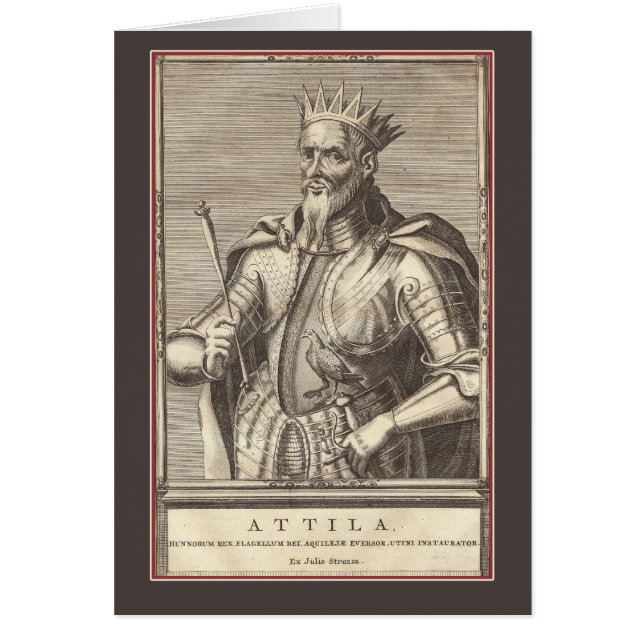 Attila, koning van de Huns, hoede van God (Voorkant)