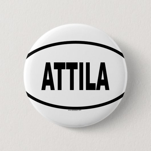 ATTILA RONDE BUTTON 5,7 CM (Voorkant)