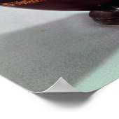 Attische amphora met rode cijfers poster (Hoek)