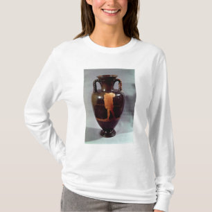 Attische amphora met rode cijfers t-shirt