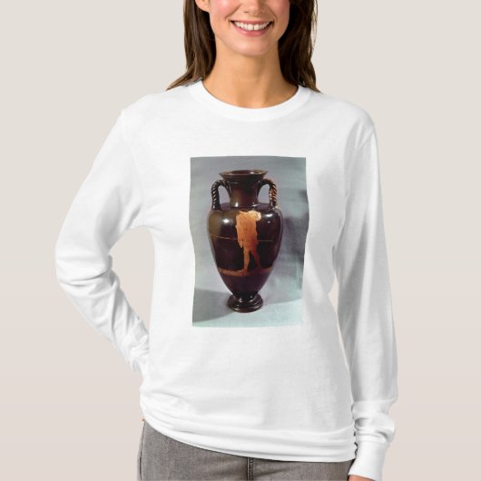 Attische amphora met rode cijfers t-shirt (Voorkant)