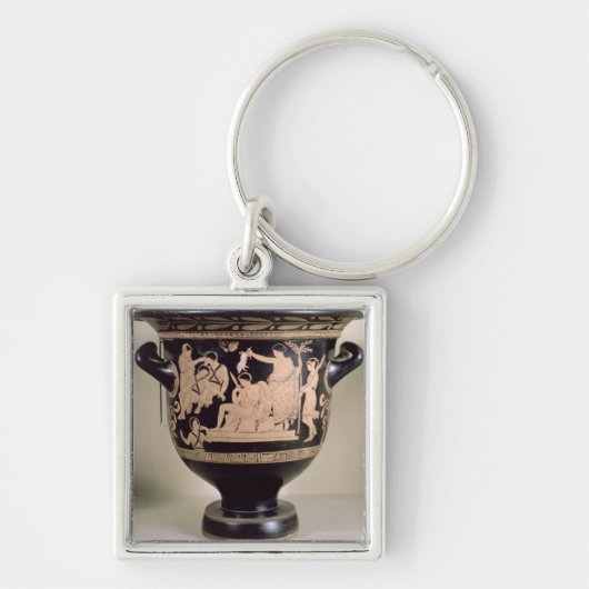 Attische krater met rode cijfers die Orestes as su Sleutelhanger (Voorkant)