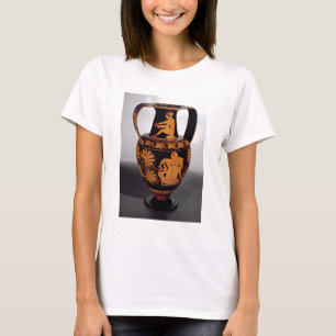 Attische rode amphora die een satyr worstelt afsch t-shirt