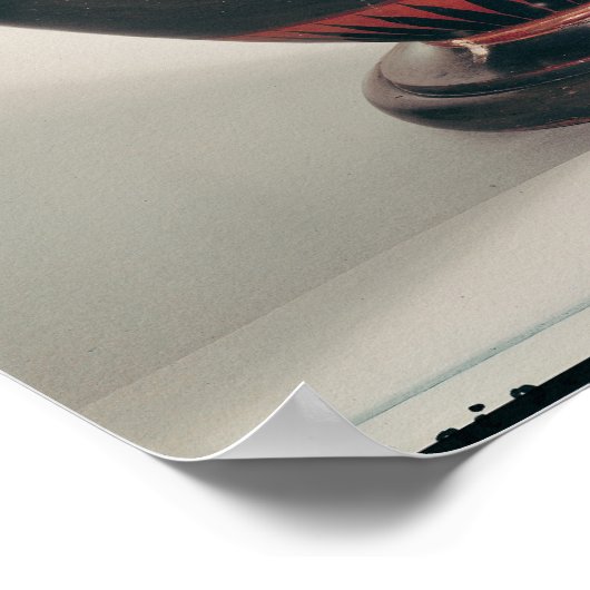 Attische rode buikamphora poster (Hoek)