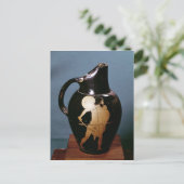 Attische rode-figuur-oinochoe briefkaart (Staand voorkant)