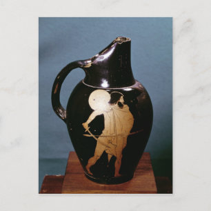 Attische rode-figuur-oinochoe briefkaart