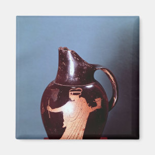 Attische rode-figuur-oinochoe magneet