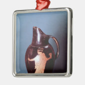 Attische rode-figuur-oinochoe metalen ornament (Links)