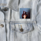 Attische rode-figuur-oinochoe vierkante button 5,1 cm (In situ)