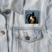 Attische rode-figuur-oinochoe vierkante button 5,1 cm (In situ)
