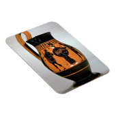 Attische zwarte figuur met afbeelding van Athena C Magneet (Rechterzijde)