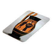 Attische zwarte figuur met afbeelding van Athena C Magneet (Linkerzijde)