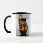 Attische zwarte figuur met afbeelding van Athena C Mok (Links)