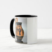 Attische zwarte figuur met afbeelding van Athena C Mok (Voorkant links)