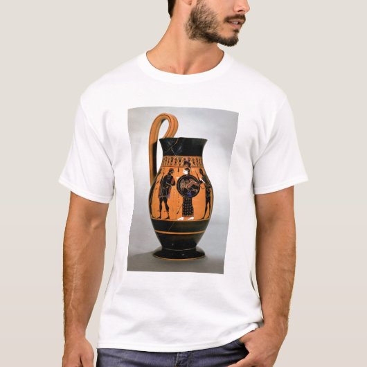 Attische zwarte figuur met afbeelding van Athena C T-shirt (Voorkant)