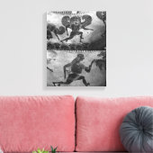 Attische zwarte-figuurdino's canvas afdruk (Insitu (Woonkamer))