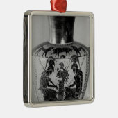 Attische zwarte hydra metalen ornament (Rechts)