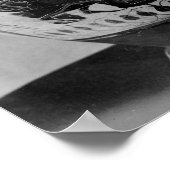 Attische zwarte hydra poster (Hoek)